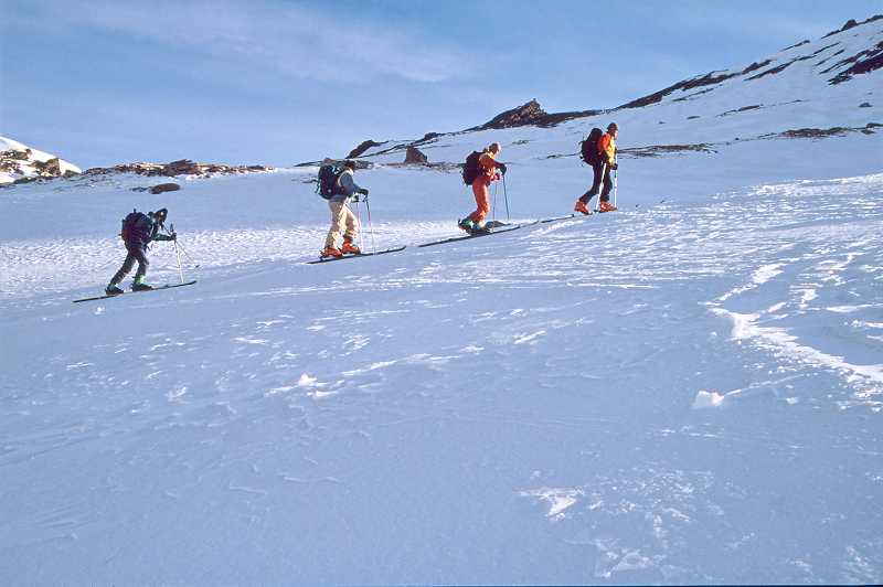 En ruz-boutou vers le col de l'Eychassier